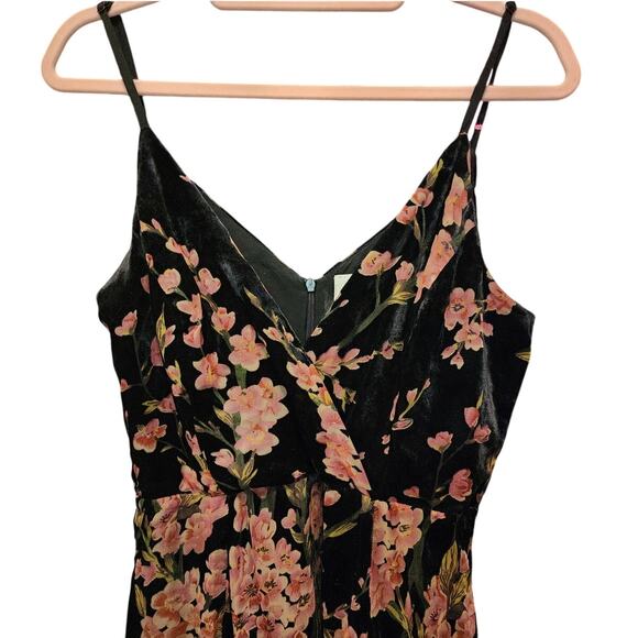 ANTHROPOLOGIE ERI + ALI KORA FLORAL BURNOUT SLIP DRESS Size 6 Sold Out EUC - Picture 6 of 8